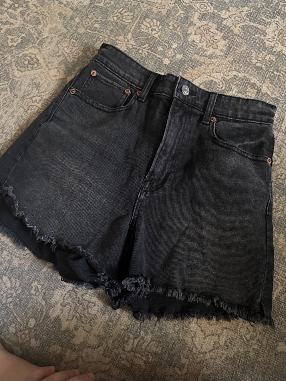 High waisted black AE Shorts - NWOT